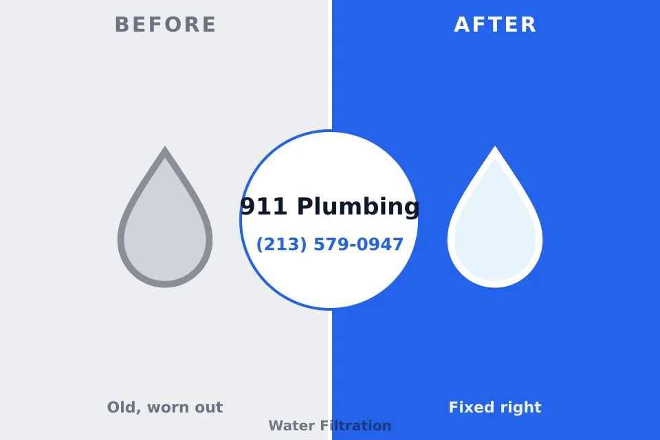Before and after: plumbing company Fort Calhoun, NE